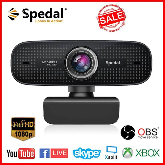 Spedal C922 1080P Full HD Webcam with Microphone