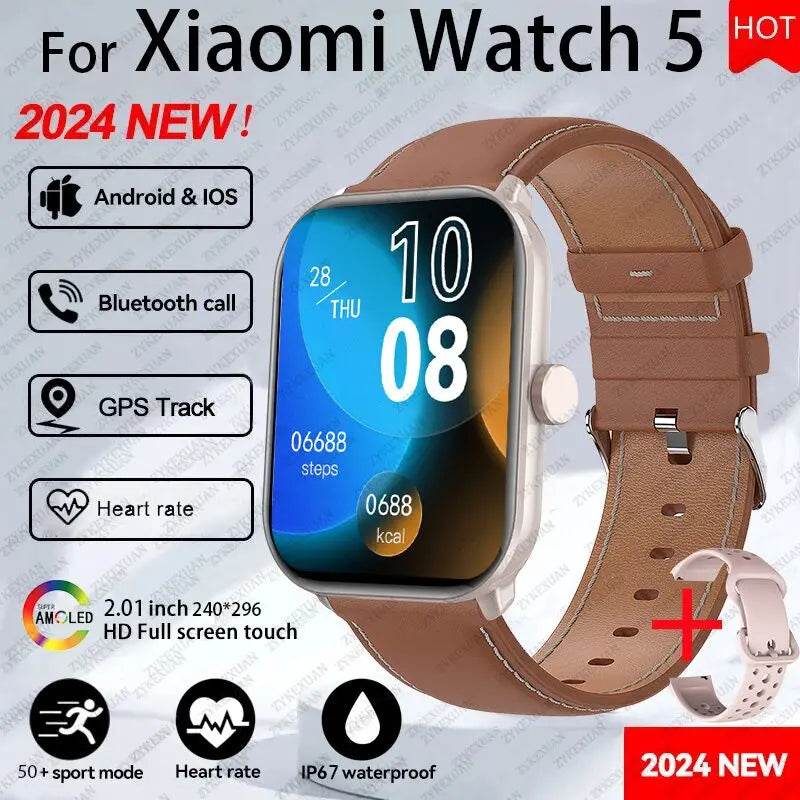 Ceas Smart Xiaomi Watch 5 pentru Bărbați și Femei - AMOLED HD - Venduqo