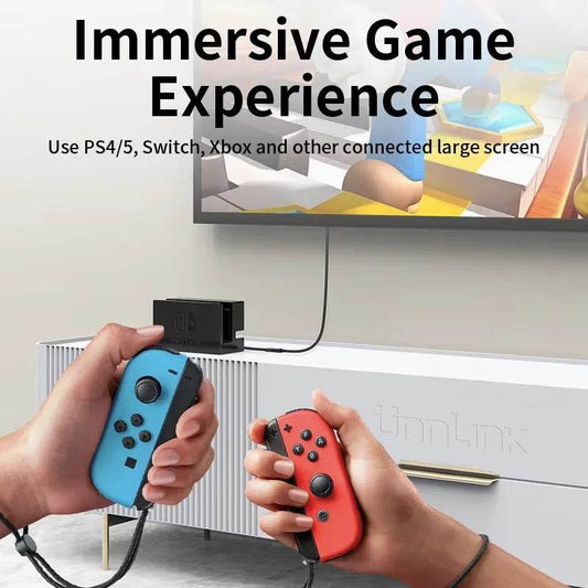 Cablu Converter Unnlink 4K 60Hz HDMI la DisplayPort 1.2 de 1.8m - Venduqo