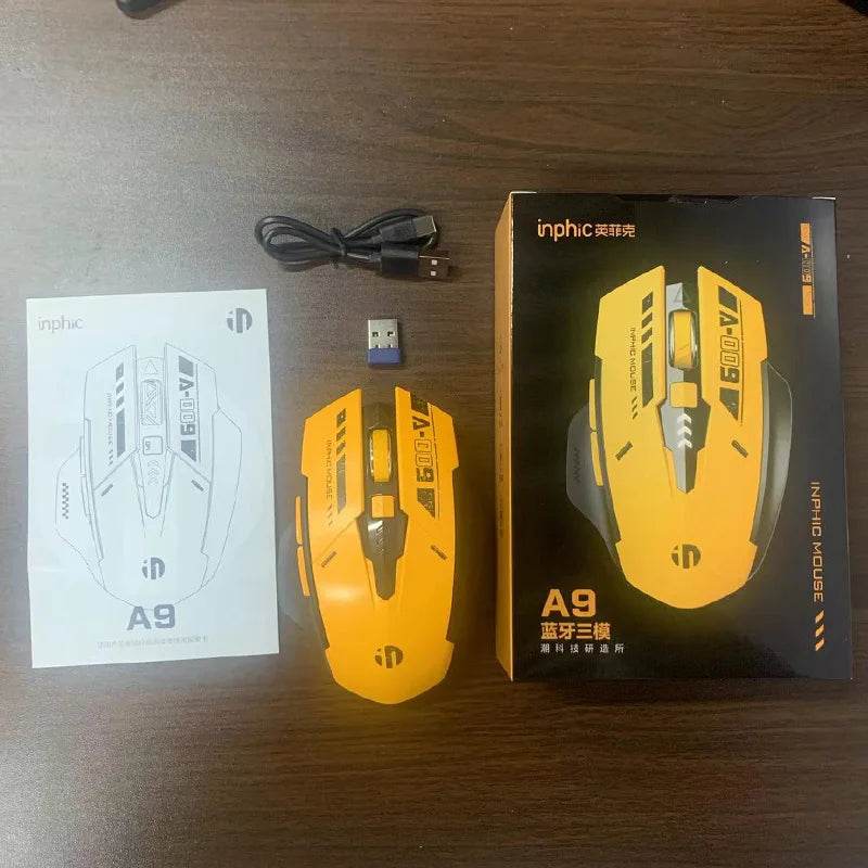 Mouse Wireless INPHIC Ergonomic Reîncărcabil 700mAh - Venduqo