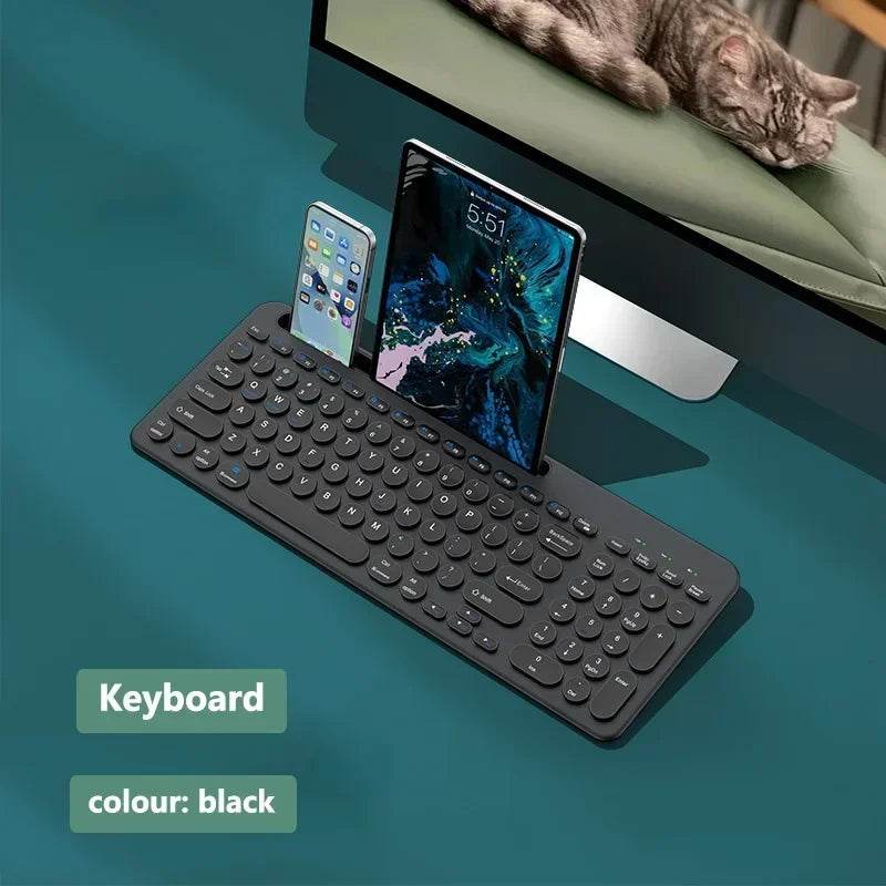 Set Tastatură și Mouse Wireless 2.4G, Bluetooth, Reîncărcabil - Venduqo