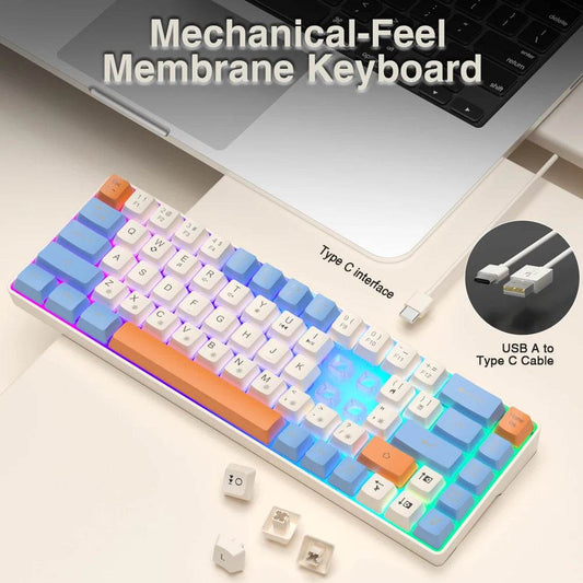 SOLAKAKA SK968 Tastatură Cablată cu Comutatoare Optice RGB - Venduqo