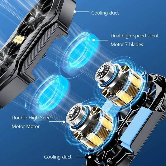 Răcitor Mobil pentru Telefon FS01 cu Două Ventilatoare - Venduqo