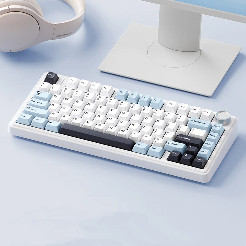 F75 80 Keys Tri-Mode Gaming Keyboard - RGB Hot Swappable