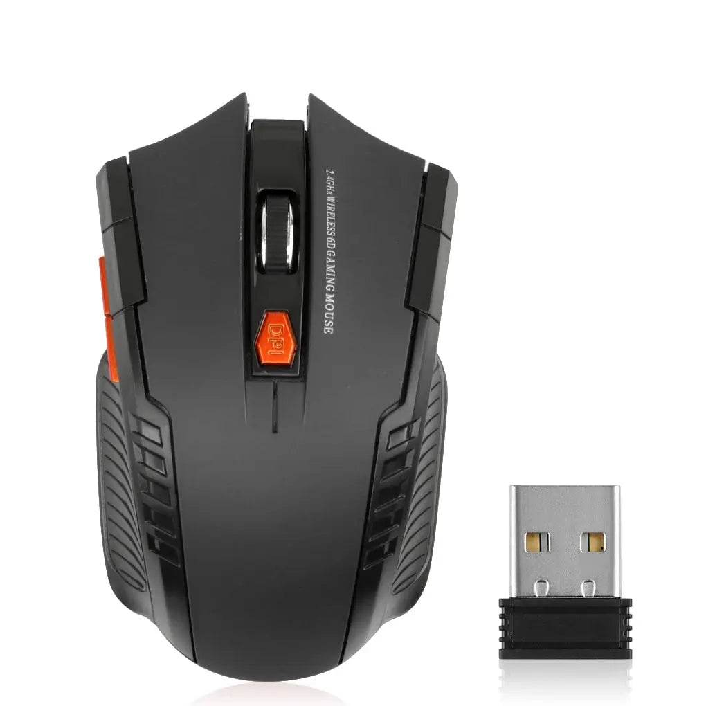 Mouse Wireless 2.4G 1600DPI pentru Gaming cu 6 Butoane - Venduqo