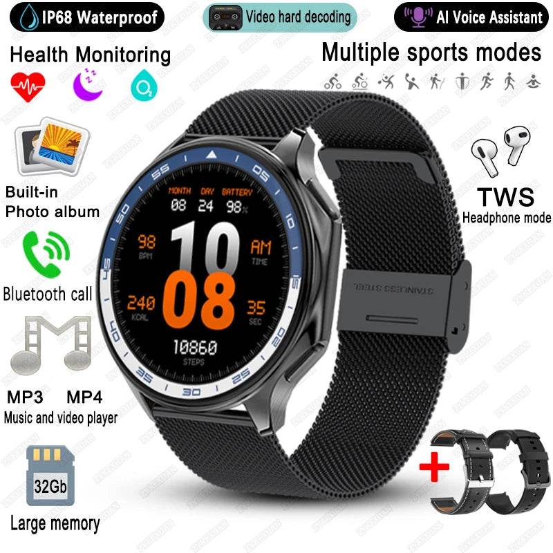 Ceas inteligent OPPO Watch X pentru bărbați, 32G, video, waterproof - Venduqo