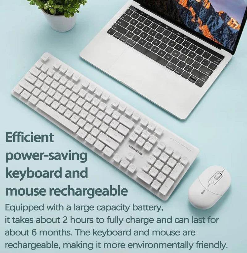 Set Tastatură și Mouse Wireless UTHAI N520 2.4G - Venduqo
