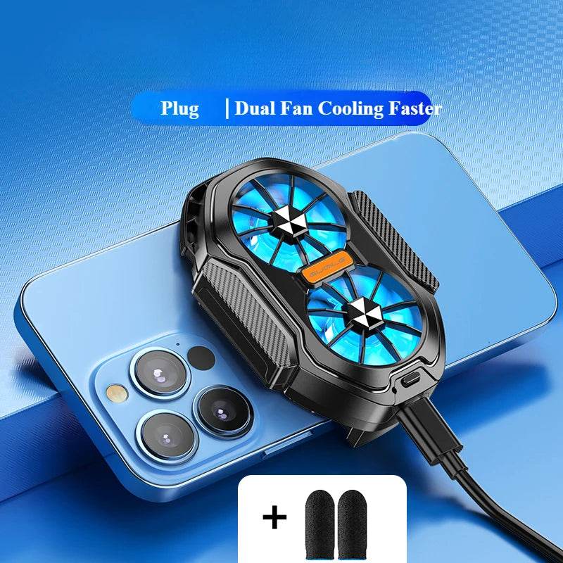 Răcitor Mobil pentru Telefon FS01 cu Două Ventilatoare - Venduqo