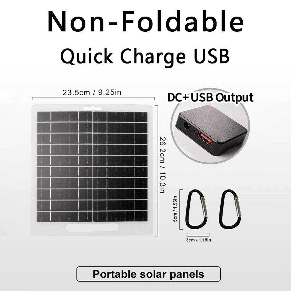 Panou Solar Portabil 5V 12W cu Ieșire USB pentru Încărcare Telefoane - Venduqo