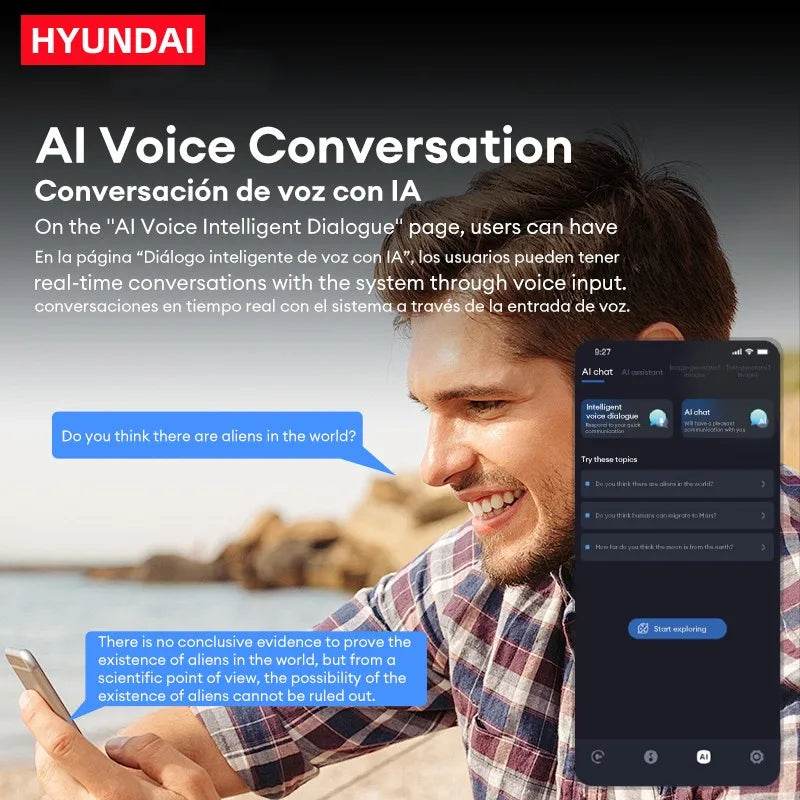 Căști Bluetooth HYUNDAI OpenAir Ultra AI cu Ecran Tactil - Venduqo