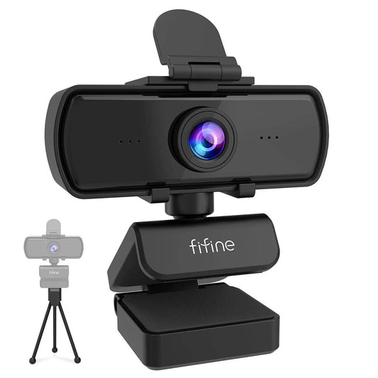 FIFINE K420 1440p Full HD Webcam with Microphone & Tripod