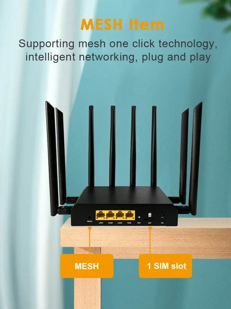 Router 1800Mbps 4G 5G WiFi6 Mesh Cioswi Z2105AX-T - Venduqo