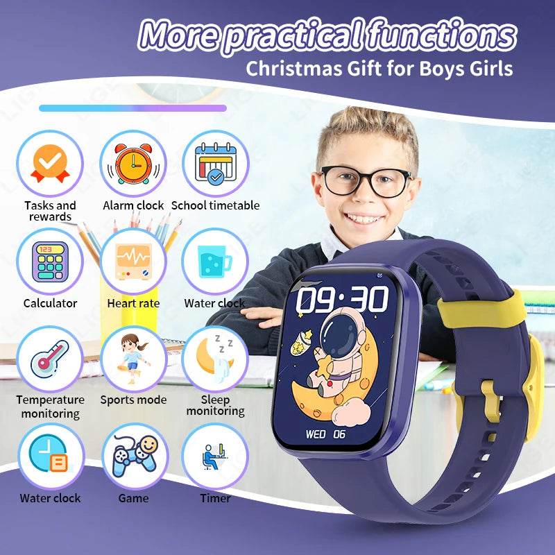 Ceas Smart Multifuncțional LIGE pentru Copii 5-12 Ani - Venduqo