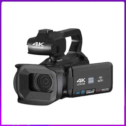 4K 64MP Video Camera with 4-Inch Touchscreen