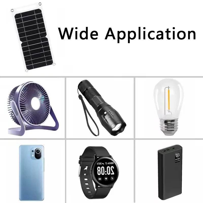 Panou Solar Portabil 5V 12W cu Ieșire USB pentru Încărcare Telefoane - Venduqo