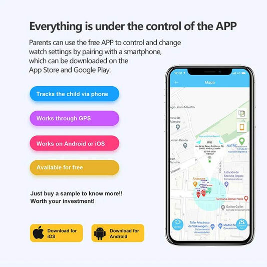 Ceas Inteligent pentru Copii 4G cu GPS și Apel Video - Venduqo