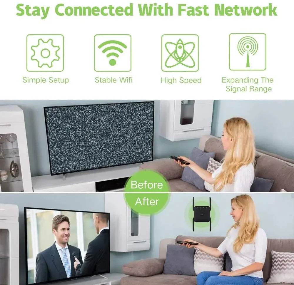 Extensor WiFi 5G Amplificator Signal 1200Mbps - Venduqo