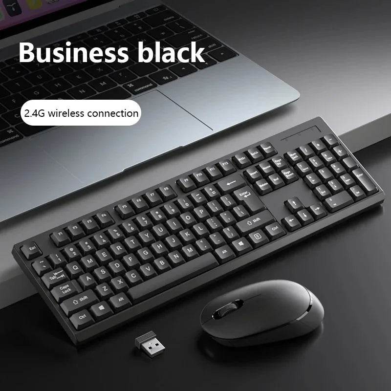 Set Wireless Tastatură și Mouse 2.4GHz pentru Gaming - Venduqo