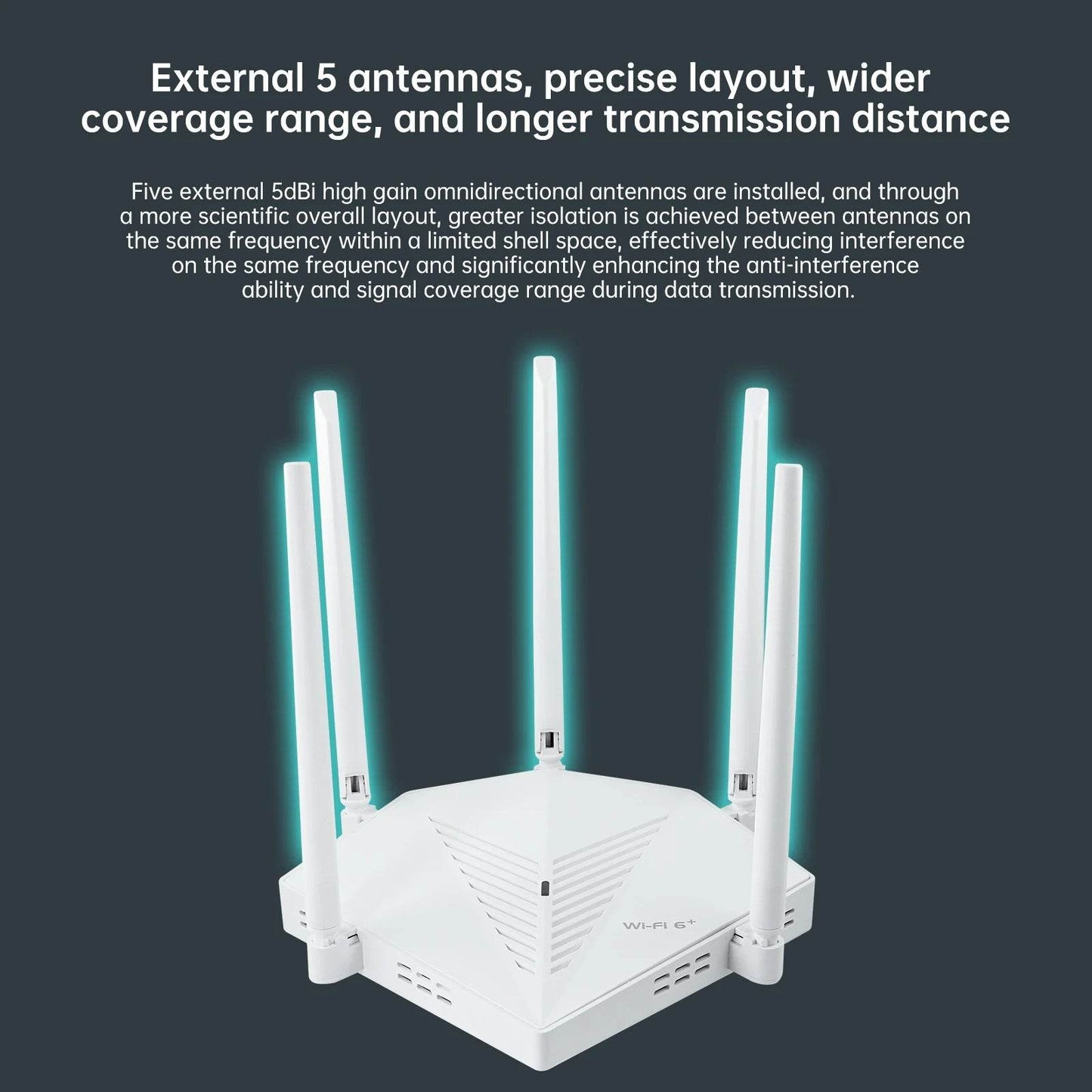 Router EDUP RT2980 OpenWRT AX3000 WiFi 6 3000Mbps - Venduqo