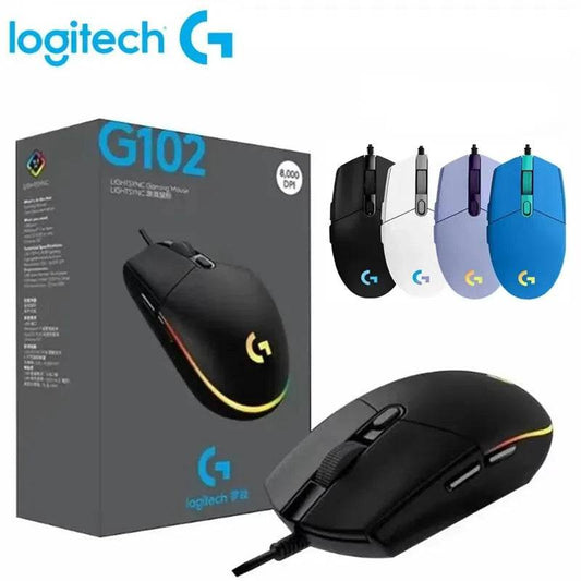 Logitech G102 USB Wired Gaming Mouse - 8000 DPI Precision