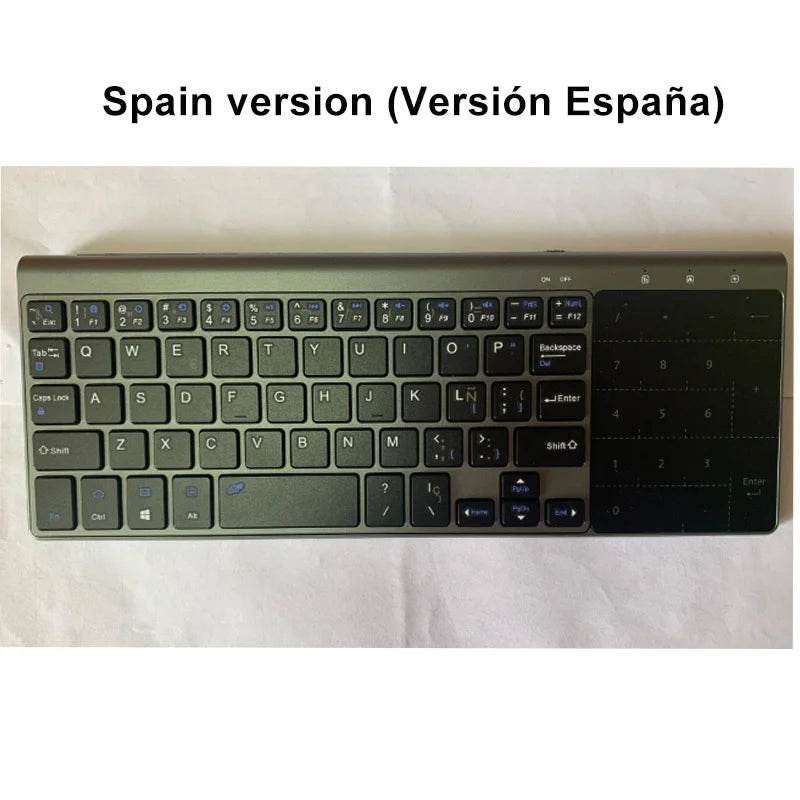 Tastatură Wireless Slim 2.4G cu Touchpad și Numere USB - Venduqo