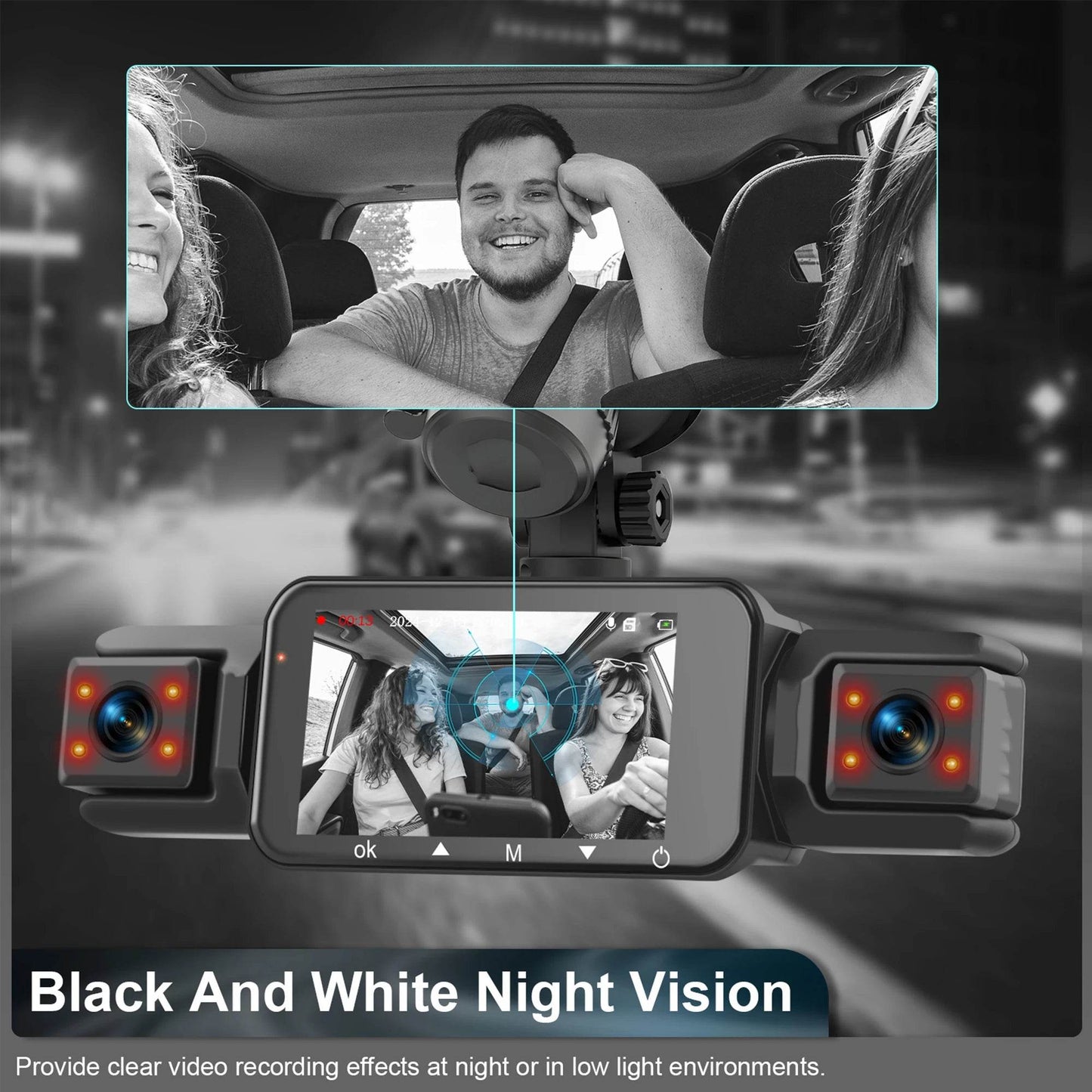 Camera Auto 4 Canale cu Înregistrare Vocală 1080P - Venduqo