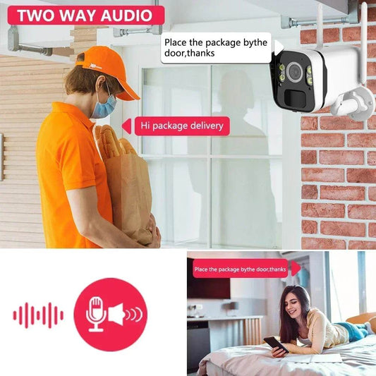 Camera de Supraveghere WiFi Solară 10CH 5MP cu NVR - Venduqo