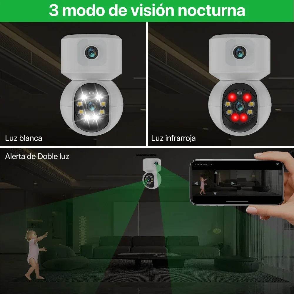 Cameră de Supraveghere 4K 6MP WiFi cu Detectare Umane - Venduqo