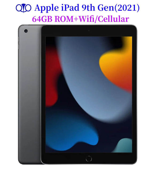 Apple iPad 10.2 (2021) 9th Gen WiFi/WiFi+Cellular 64GB