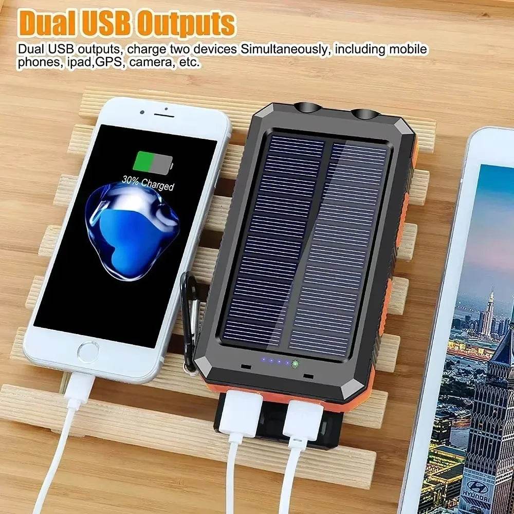 Power Bank Solar Xiaomi 200000mAh cu Lampa LED - Venduqo