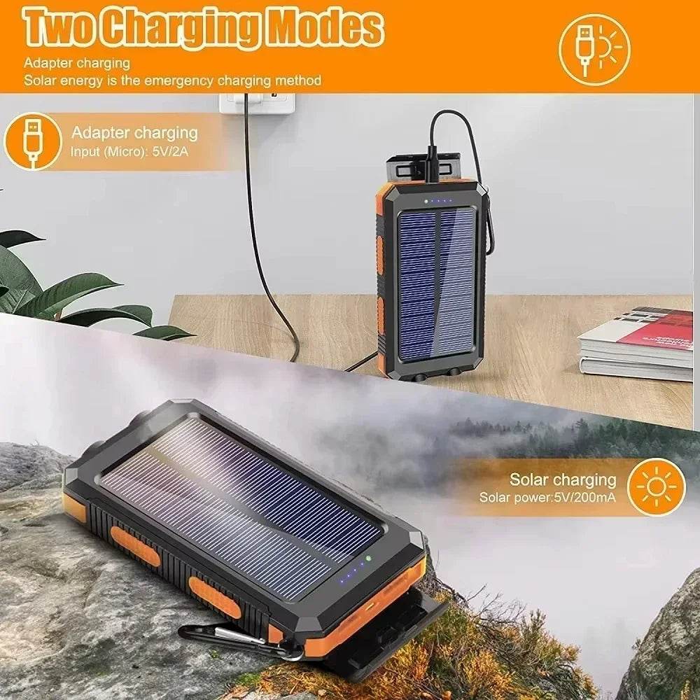 Power Bank Solar Xiaomi 200000mAh cu Lampa LED - Venduqo