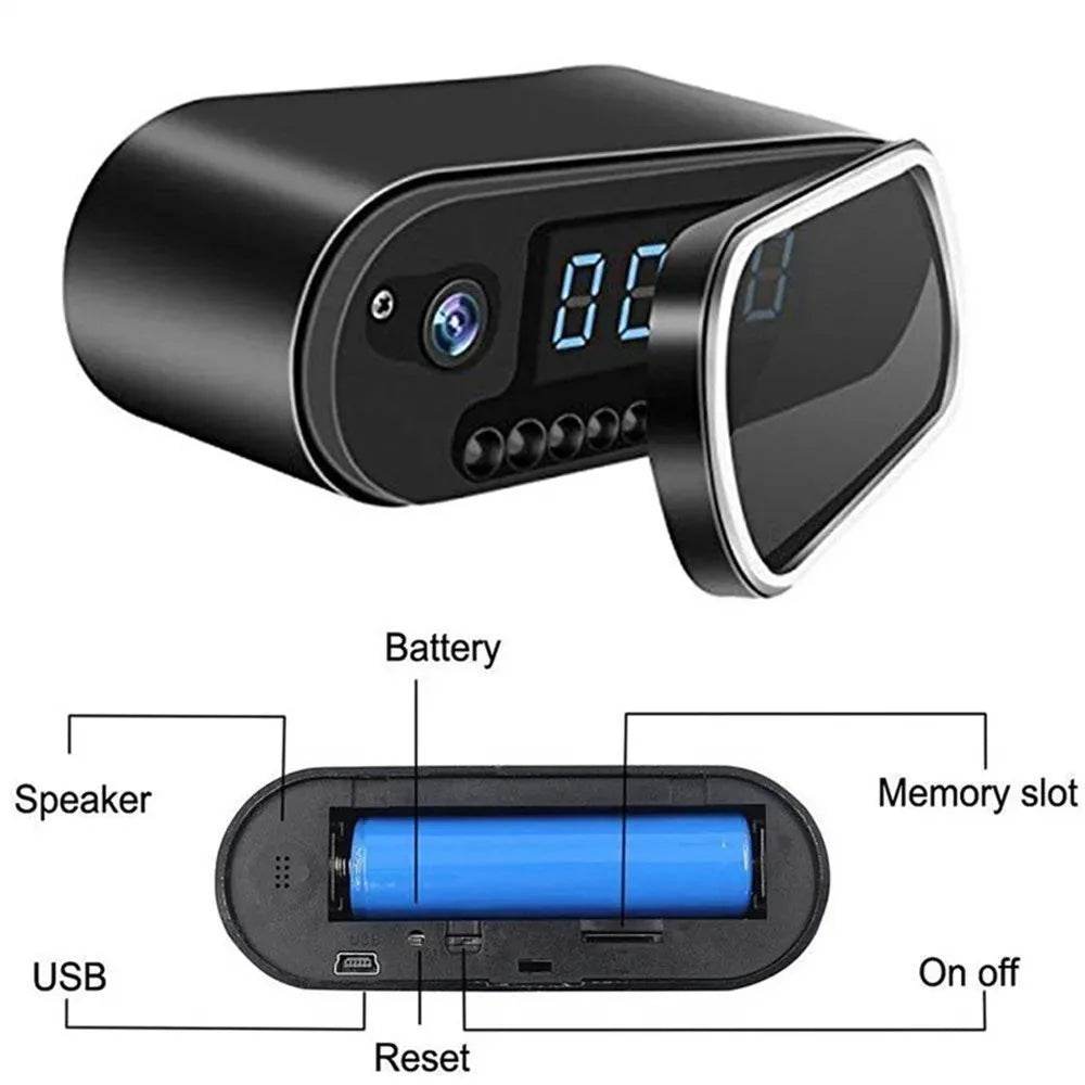 Ceas Camera Wifi HD 1080P cu Viziune Nocturnă - Venduqo