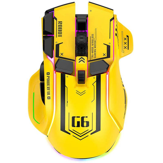 HXSJ Wireless RGB Gaming Mouse with 12 Customizable Buttons