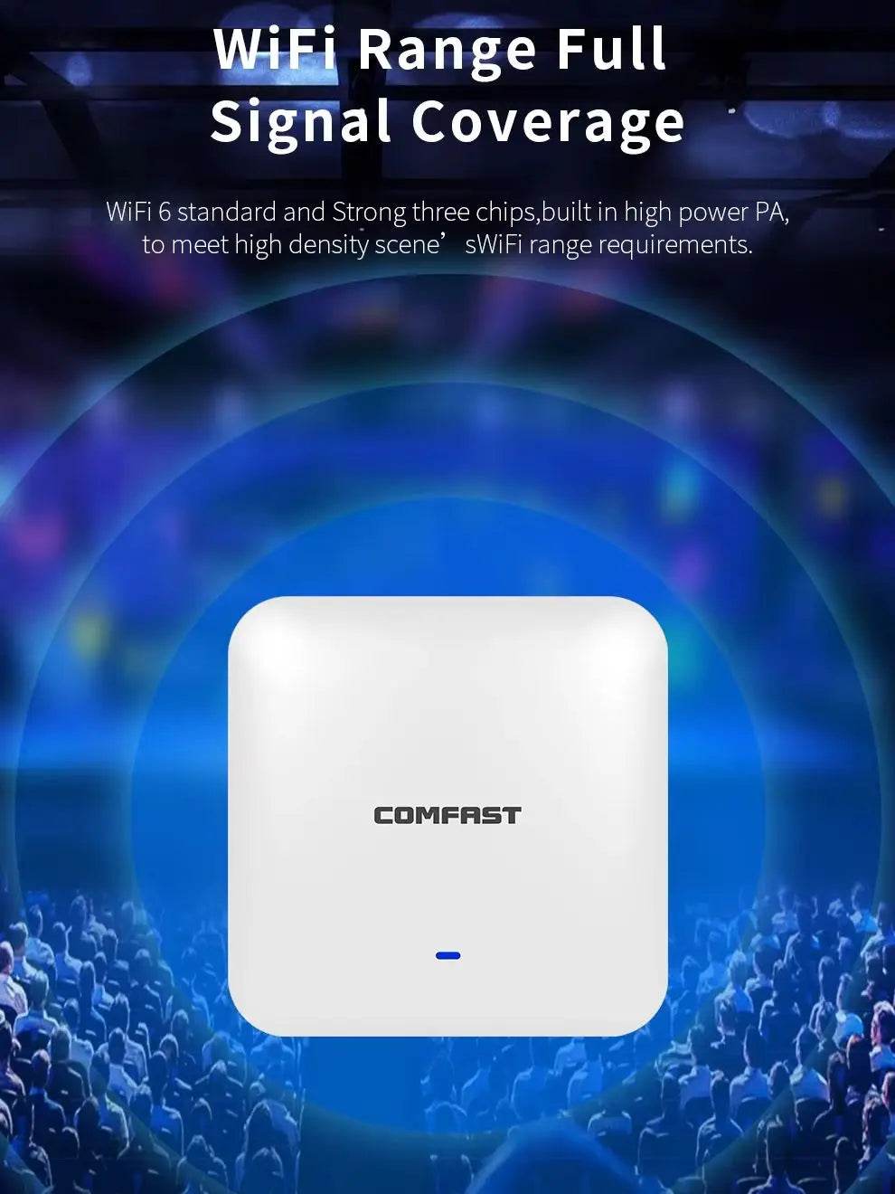 Comfast AX3000 WiFi 6 Access Point - AP Dual Band Gigabit - Venduqo