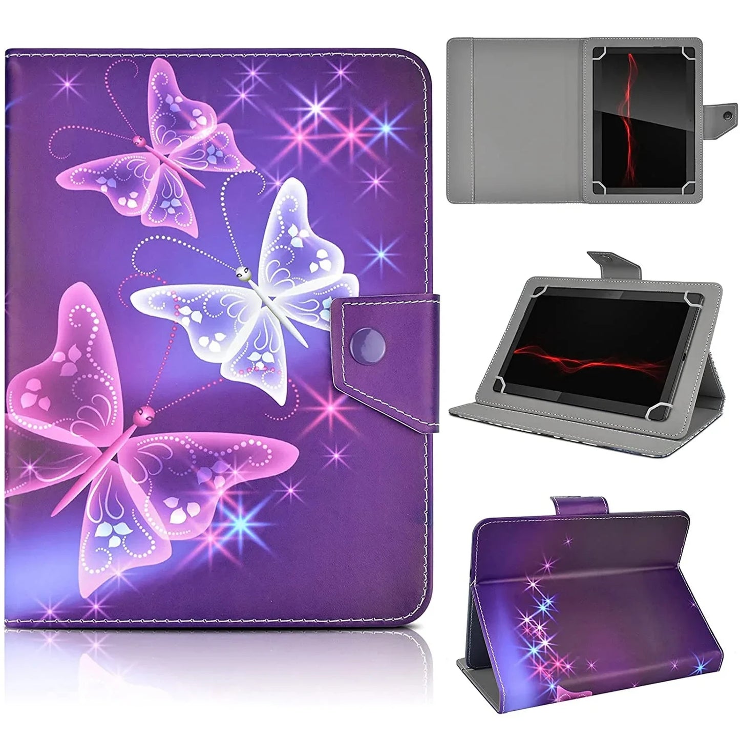 Universal Tablet Case for 7"-10.2" - Durable Protection & Stand