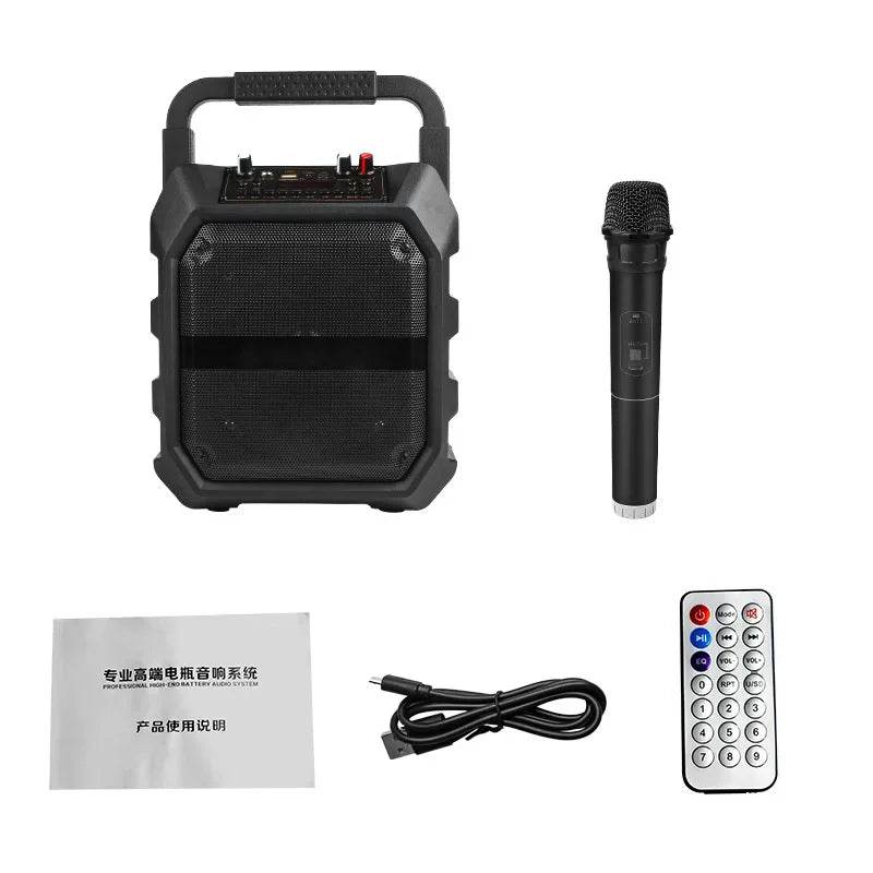 Difuzor portabil Bluetooth 80W cu microfon karaoke - Venduqo