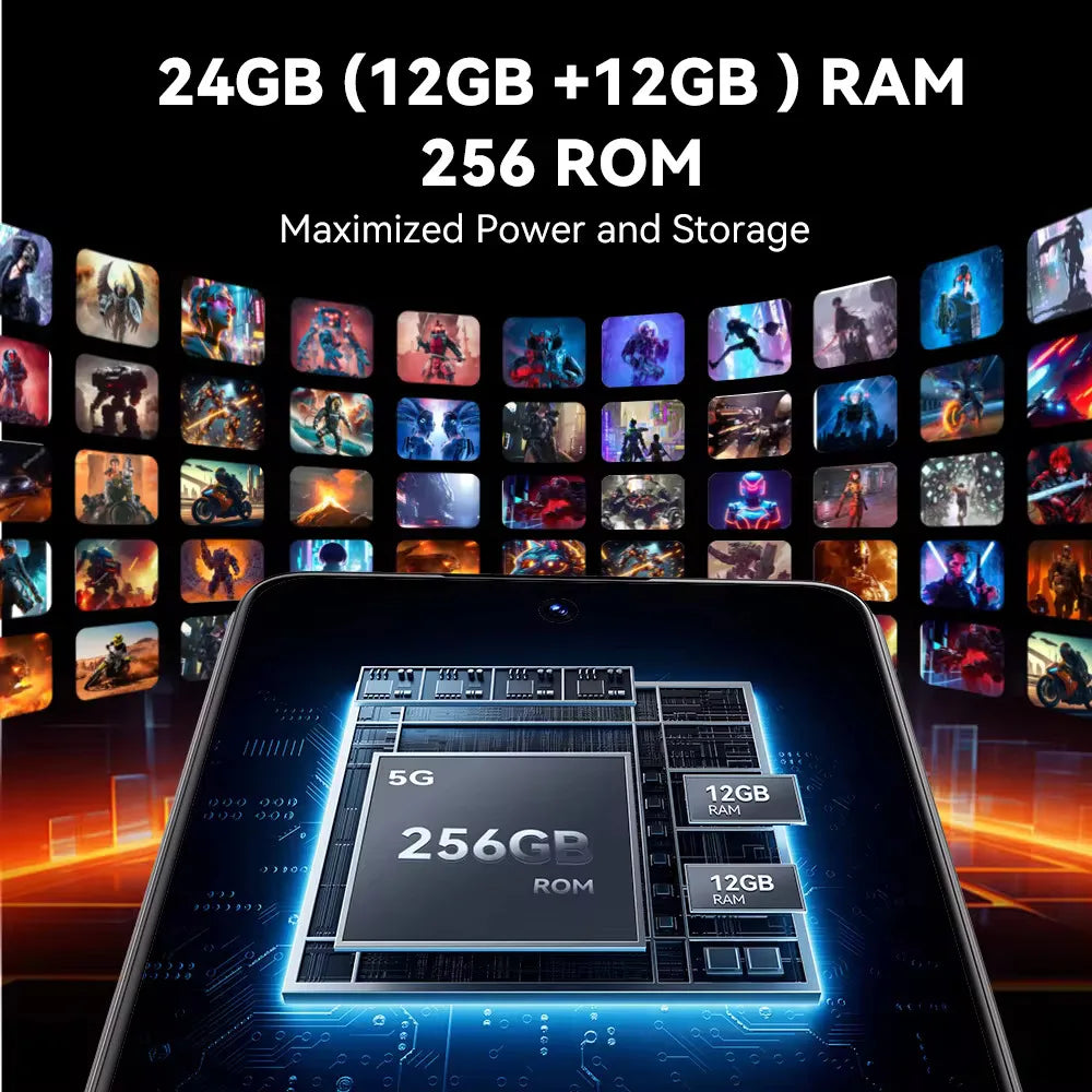 CUBOT MAX 5 - Smartphone 5G cu Ecran 6.95" 144Hz