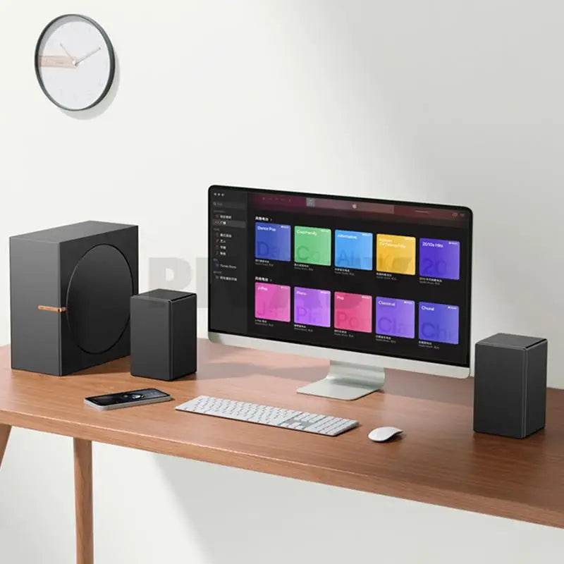 Subwoofer Bluetooth 2.1 cu Difuzor de Bază din Lemn de 8 Inch - Venduqo