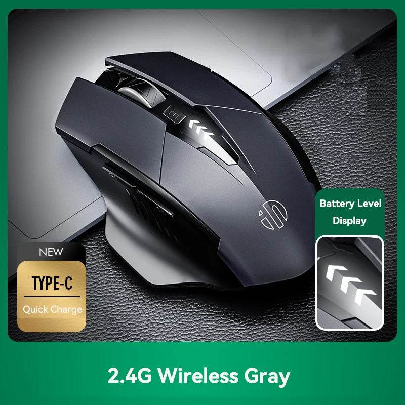 Mouse Wireless Reîncărcabil Bluetooth 2.4G PM6 - Venduqo