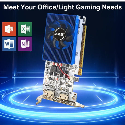 SONGREY GT730 4GB DDR3 Graphics Card with Dual HDMI