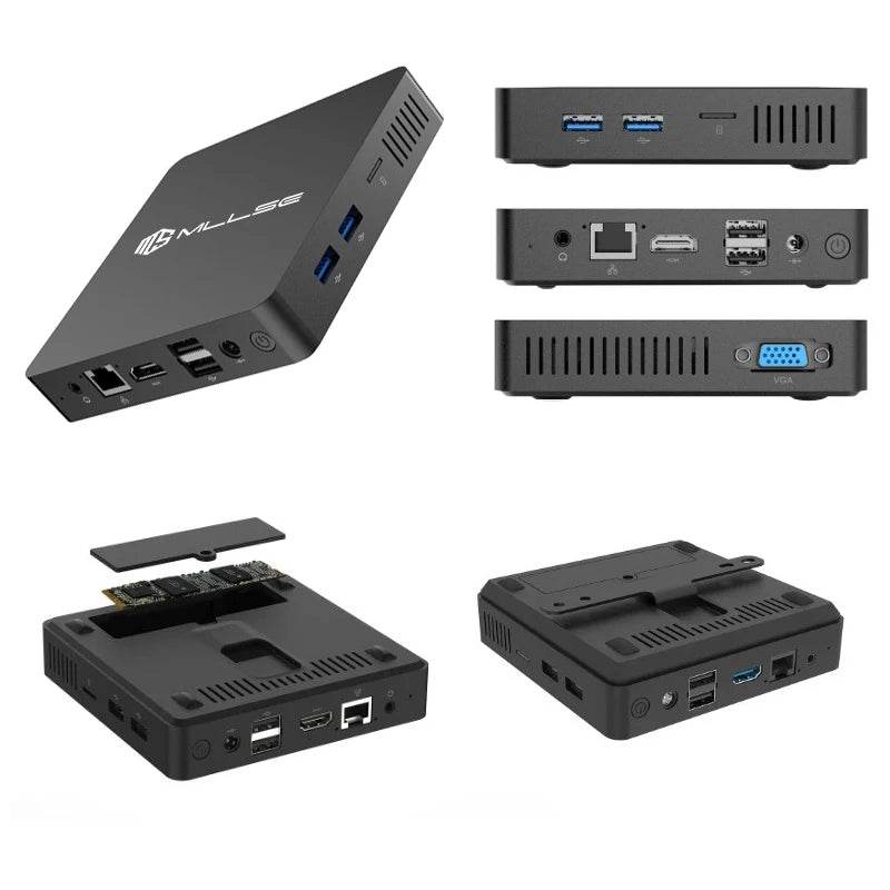 Mini PC MLLSE M2 Pro cu Intel J3710, 8GB RAM, 256GB SSD - Venduqo