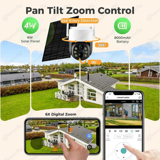4MP Wireless Security System with 10" LCD Monitor