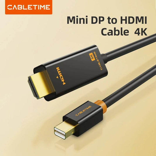 CABLETIME Mini DisplayPort to HDMI 4K Cable