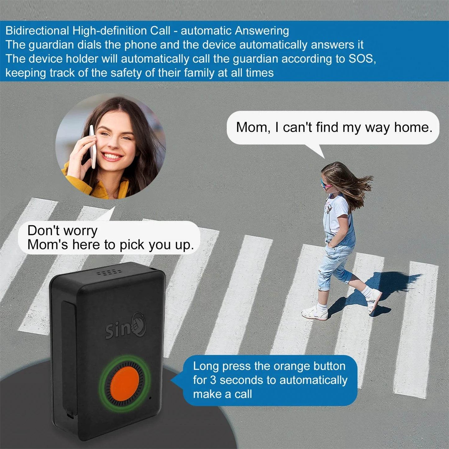 GPS Tracker 2G/4G pentru Copii, Mașini și Pisici - Venduqo