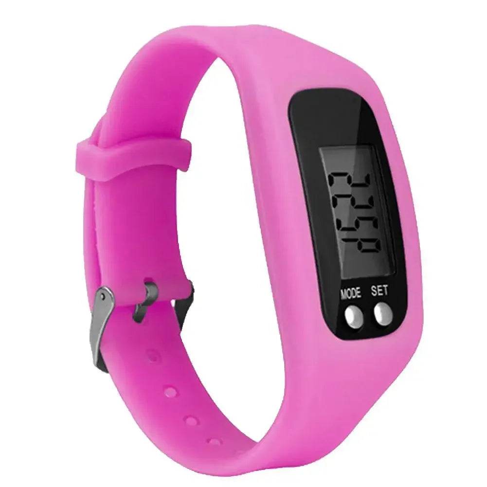 Ceas Digital Pedometer din Silicon pentru Sport - Venduqo
