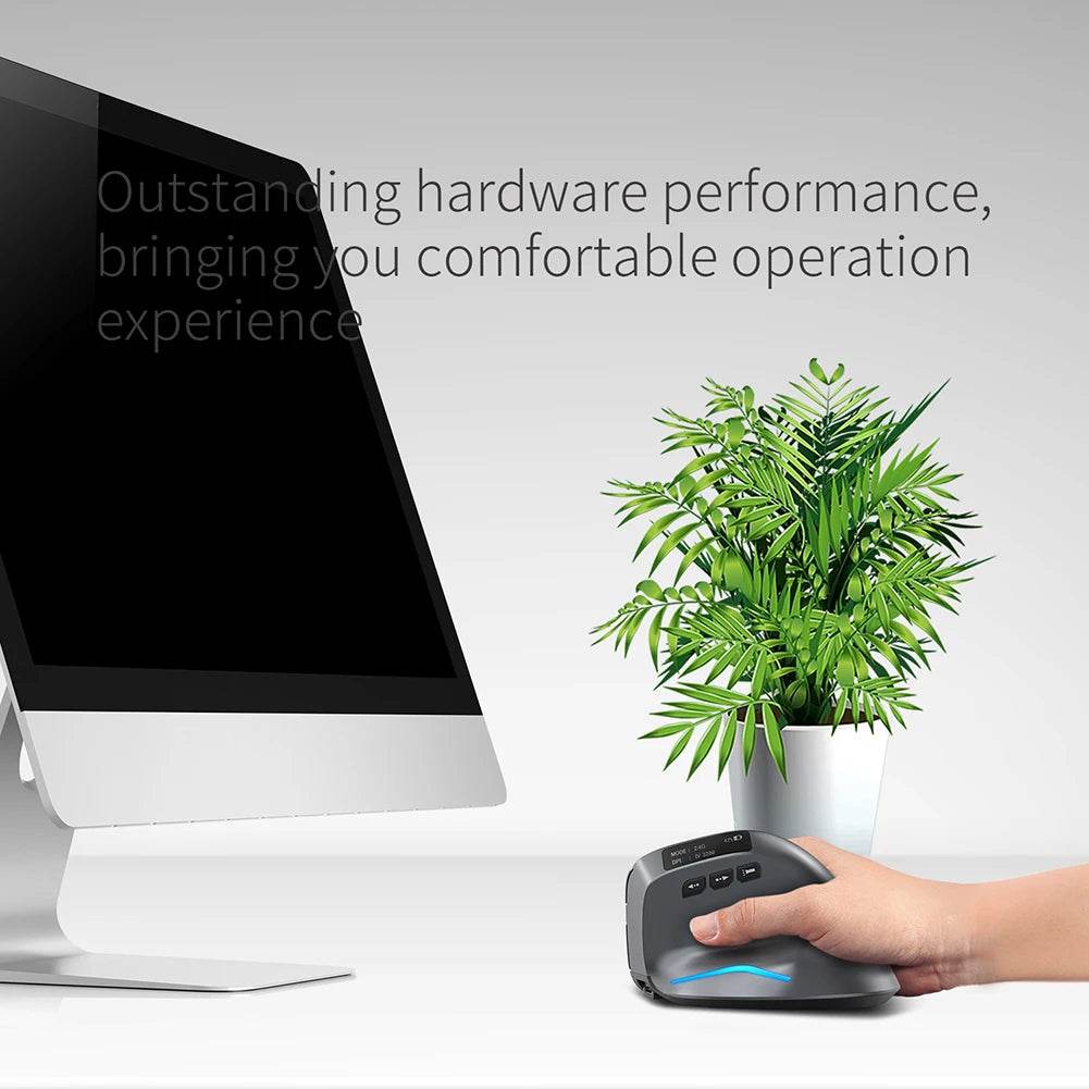 Mouse Vertical Ergonomic F-26C 2.4G Wireless 3200DPI - Venduqo