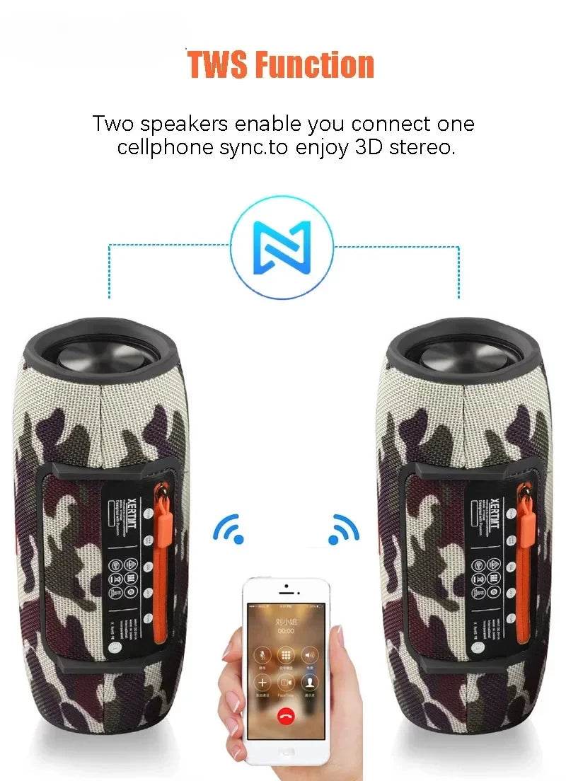 Boxă Bluetooth TWS 40W - Portabilă, Waterproof, Subwoofer - Venduqo