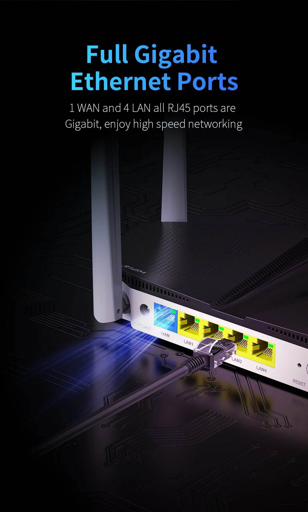 COMFAST AX3000 Router Mesh WiFi 6 Dual Band 3000Mbps - Venduqo