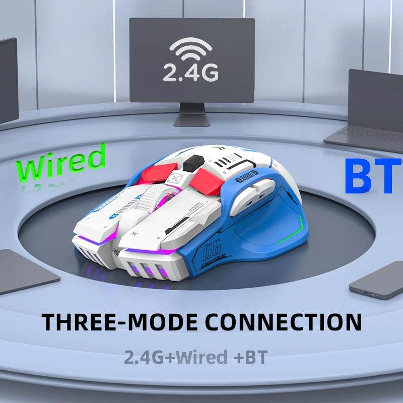 Mouse Gaming Wireless RGB Bluetooth 2.4G 12 Butoane - Venduqo