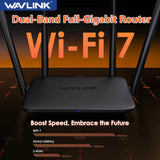 WAVLINK BE3600 Wi-Fi 7 Dual Band Router for Gaming